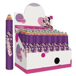 SET 24PZ GOMMA PER CANCELLARE A FORMA DI MATITA GIGANTE MINNIE REGALO BAMBINE 960979