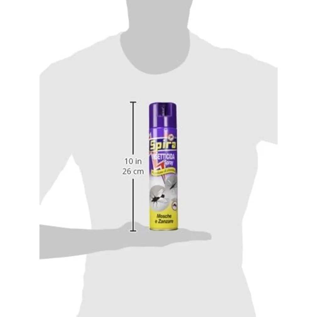 SET 12PZ INSETTICIDA SPRAY PROFUMATO ALLA CITRONELLA PER MOSCHE ZANZARE 400ML 228282