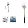 SET 12PZ LAMPADA A LUCE SOLARE LED 38 CM CON PICCHETTO DA GIARDINO TORCE 2002998