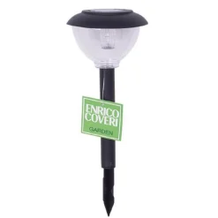 SET 6PZ LAMPADA SOLARE LED TONDA GIARDINO PICCHETTI IN PLASTICA Ø16X42CM 5109003