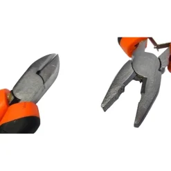 SET 4PZ MINI PINZA PER FABRO ELETTRICISTA 115 MM ACCIAIO ERGONOMICA BRICOLAGE