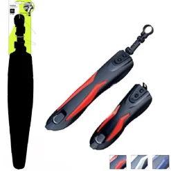 SET 2PZ PARAFANGO IN PVC ANTERIORE POSTERIORE UNIVERSALE BICI BICICLETTA XC-1682