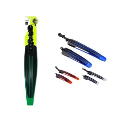 SET 2PZ PARAFANGO PVC ANTERIORE POSTERIORE UNIVERSALE PER BICI BICICLETTA XC1683