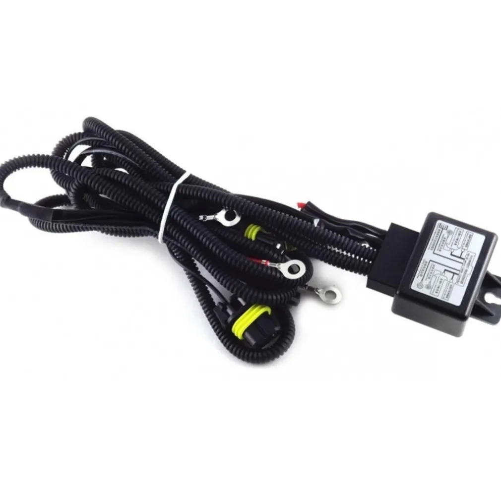 SET 5PZ RELE' CENTRALINA CABLAGGIO CON FUSIBILE 35W/55W BI-XENO 12V CONDENSATORE