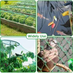 SET 2PZ RETE IN POLIETILENE ANTI ANIMALI MAGLIA 2X10MT VERDE PROTEZIONE PIANTE ORTO 134615