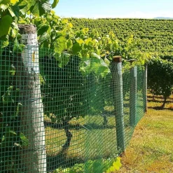 SET 3PZ RETE METALLICA PLASTIFICATA PER RECINZIONE CANCELLI GIARDINO 0.5X3MT 223095