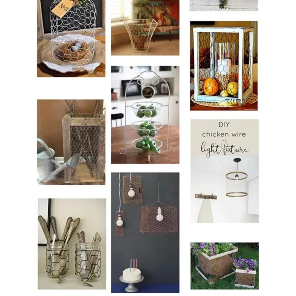 SET 3PZ RETE METALLICA ZINCATA MAGLIA ESAGONALE 1X3MT RECINZIONE PROTEZIONE 223119