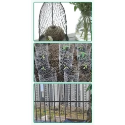 SET 3PZ RETE METALLICA ZINCATA MAGLIA ESAGONALE 1X3MT RECINZIONE PROTEZIONE 223119