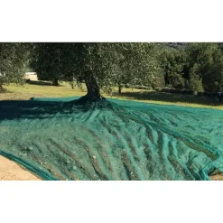 SET 3PZ RETE PER RACCOLTA OLIVE FRUTTA PIANTAGIONI 4X6MT RESISTENTE DUREVOLE VERDE 222272