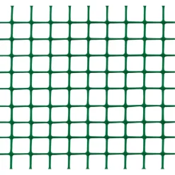 SET 3PZ RETE PLASTICA PROTETTIVA VERDE 0,5X5MT CANCELLI RECINZIONI BALCONI MAGLIA 16MM 219788