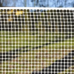 SET 3PZ RETE PROTETTIVA IN PLASTICA PER AIUOLE BIANCA 1X3MT A MAGLIA QUADRA 5X5MM 76386