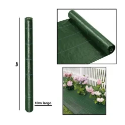 SET 3PZ RETE TELO PACCIAMATURA ANTI ERBA ORTO GIARDINO SERRA 1X10MT RESISTENTE 222251