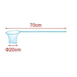 SET 3PZ RETINO DA PESCA GUADINO BAMBINI ADULTI Ø20X70CM COLORI ASSORTITI 5200385