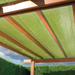 SET 3PZ ROTOLO RETE OMBREGGIANTE BEIGE FITTA 1X5MT PROTEZIONE GIARDINI TERRAZZE 017068