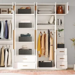 SET 3PZ SCATOLA PORTA OGGETTI TESSUTO INTRECCIATO CONTENITORI GRIGIO SCURO 79056