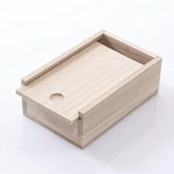 SET 2PZ SCATOLE BAULE LEGNO PORTAGIOIE RETTANGOLARE 17X7.5X5CM COFANETTO MINUTERIE