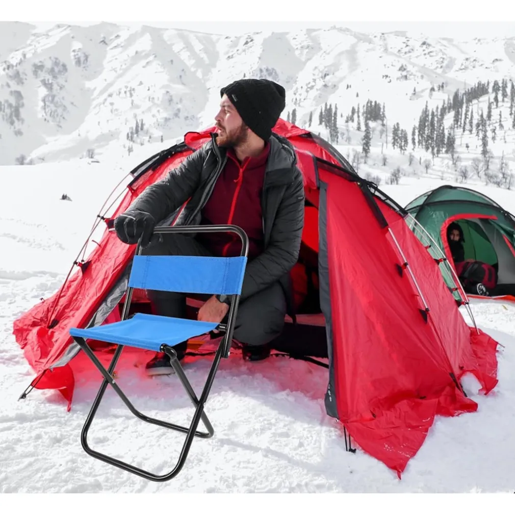 SET 3PZ SEDIA PIEGHEVOLE DA PESCA CAMPEGGIO SGABELLO RESISTENTE SPIAGGIA PICNIC 023247