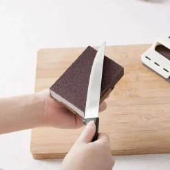 SET 5PZ SPAZZOLA SPUGNA IN MELAMINA SPUGNOSA PER RIMUOVERE RUGGINE PULIZIA CUCINA