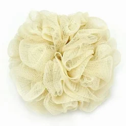 SET 2PZ SPUGNA RETE SPUGNETTA DOCCIA BAGNO ESFOLIAZIONE PELLE CORPO GIALLA 79579