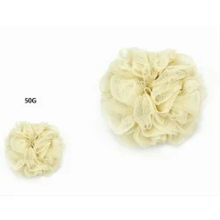 SET 2PZ SPUGNA RETE SPUGNETTA DOCCIA BAGNO ESFOLIAZIONE PELLE CORPO GIALLA 79579