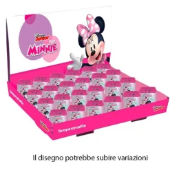 SET 24PZ TEMPERAMATITE IN LATTA QUADRATO DOPPIO FORO MINNIE SCUOLA REGALI BAMBINE 961419
