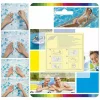 SET 10PZ TOPPA TOPPE DI RIPARAZIONE STRONG PER PISCINE MATERASSI GONFIABILI 62068
