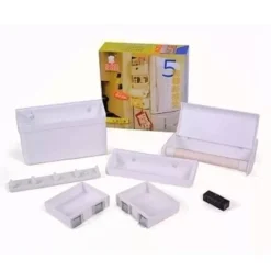 SET SCAFFALI A COMBINAZIONE MAGNETICA 5IN1 MAGNETE FRIGORIFERO MULTIFUNZIONALE
