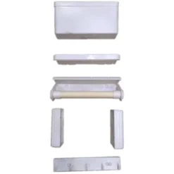 SET SCAFFALI A COMBINAZIONE MAGNETICA 5IN1 MAGNETE FRIGORIFERO MULTIFUNZIONALE