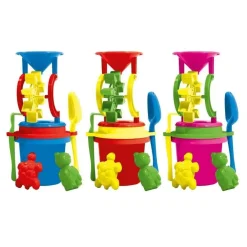 SET SECCHIELLO MARE MULINO PICCOLO ACCESSORI FORMINE PALETTA COLORI ASS 000108A