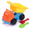SET SPIAGGIA 3PZ CAMION RIBALTABILE CON PALETTA RASTRELLO GIOCHI BAMBINI 18X28CM 258265