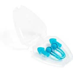 SET TAPPI ORECCHIE + CLIP NASO CON ASTUCCIO PER NUOTO 2 COLORI ASSORTITI 26032