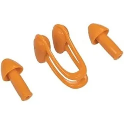 SET TAPPI ORECCHIE + CLIP NASO CON ASTUCCIO PER NUOTO 2 COLORI ASSORTITI 26032
