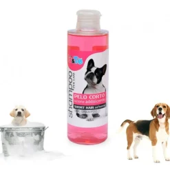 SHAMPOO PELO CORTO ADDOLCENTE 200 ML OLIO ARGAN PANTENOLO CANI PELO MORBIDO TOELETTATURA MADE ITALY
