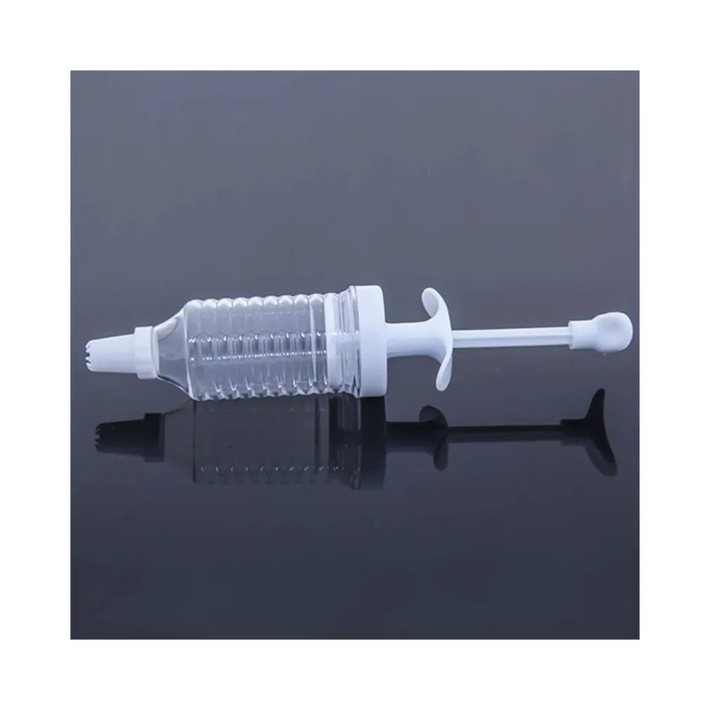 SIRINGA PER DOLCI 18CM IN PLASTICA DA PASTICCIERE CON 8 BECCUCCI ERGONOMICA