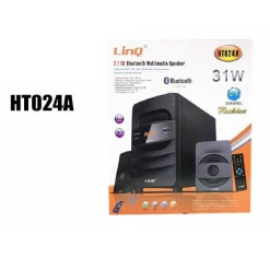 SISTEMA HOME THEATER 2.1 CASSA BLUETOOTH SPEAKER 31W MULTIMEDIA TELECOMANDO HT024A