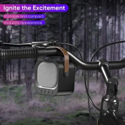 SISTEMA KARAOKE BLUETOOTH CON MICROFONO ALTOPARLANTE PORTATILE CON MANIGLIA AUDIO