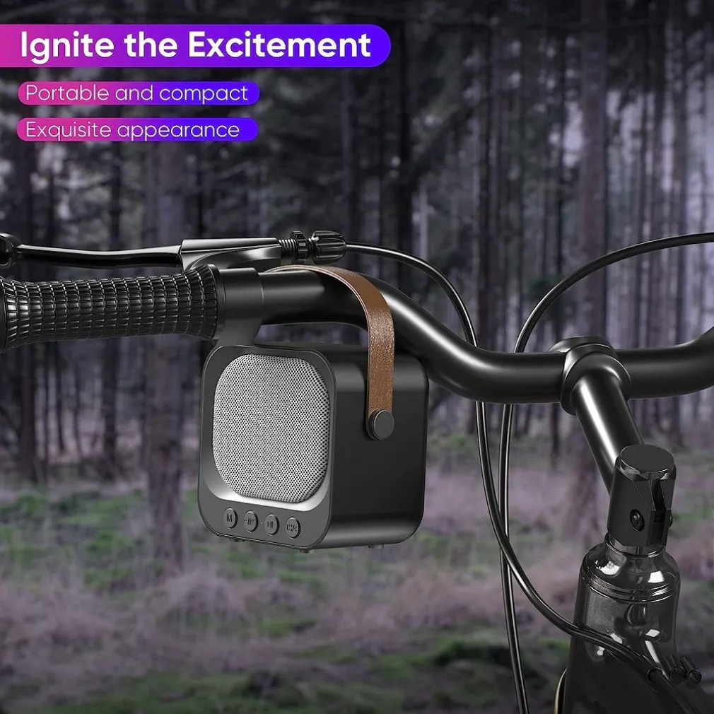 SISTEMA KARAOKE BLUETOOTH CON MICROFONO ALTOPARLANTE PORTATILE CON MANIGLIA AUDIO