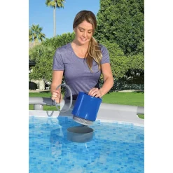 SKIMMER FILTRO DI SUPERFICIE DA PARETE PER PULIZIA PISCINA FUORI TERRA 58233
