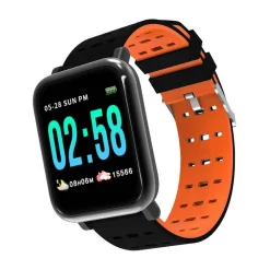 SMART WATCH A6 BRACCIALE PRESSIONE SANGUIGNA FREQUENZA CARDIACA MONITOR FITNESS