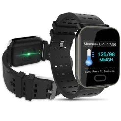 SMART WATCH A6 BRACCIALE PRESSIONE SANGUIGNA FREQUENZA CARDIACA MONITOR FITNESS