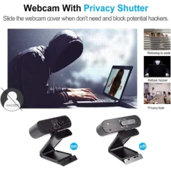 SMART WEBCAM 4K H703 CON MICROFONO INTEGRATO PER VIDEOCHIAMATE TRASMISSIONI LIVE