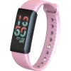 SMARTBAND BRACCIALE ROSA OROLOGIO SPORT BLUETOOTH SONNO BATTITO PER ANDROID IOS