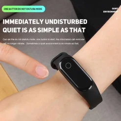 SMARTWATCH BRACCIALE OROLOGIO SMART BLUETOOTH CARDIOFREQUENZIMETRO OLED MI3