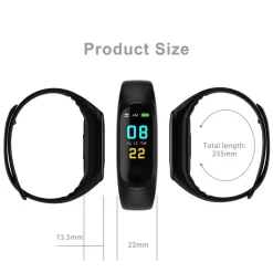 SMARTWATCH BRACCIALE OROLOGIO BLUETOOTH CARDIOFREQUENZIMETRO CONTAPASSI FITNESS