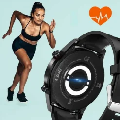 SMARTWATCH OROLOGIO INTELLIGENTE BLUETOOTH CINTURINO PELLE SMART SPORT FITNESS GT05