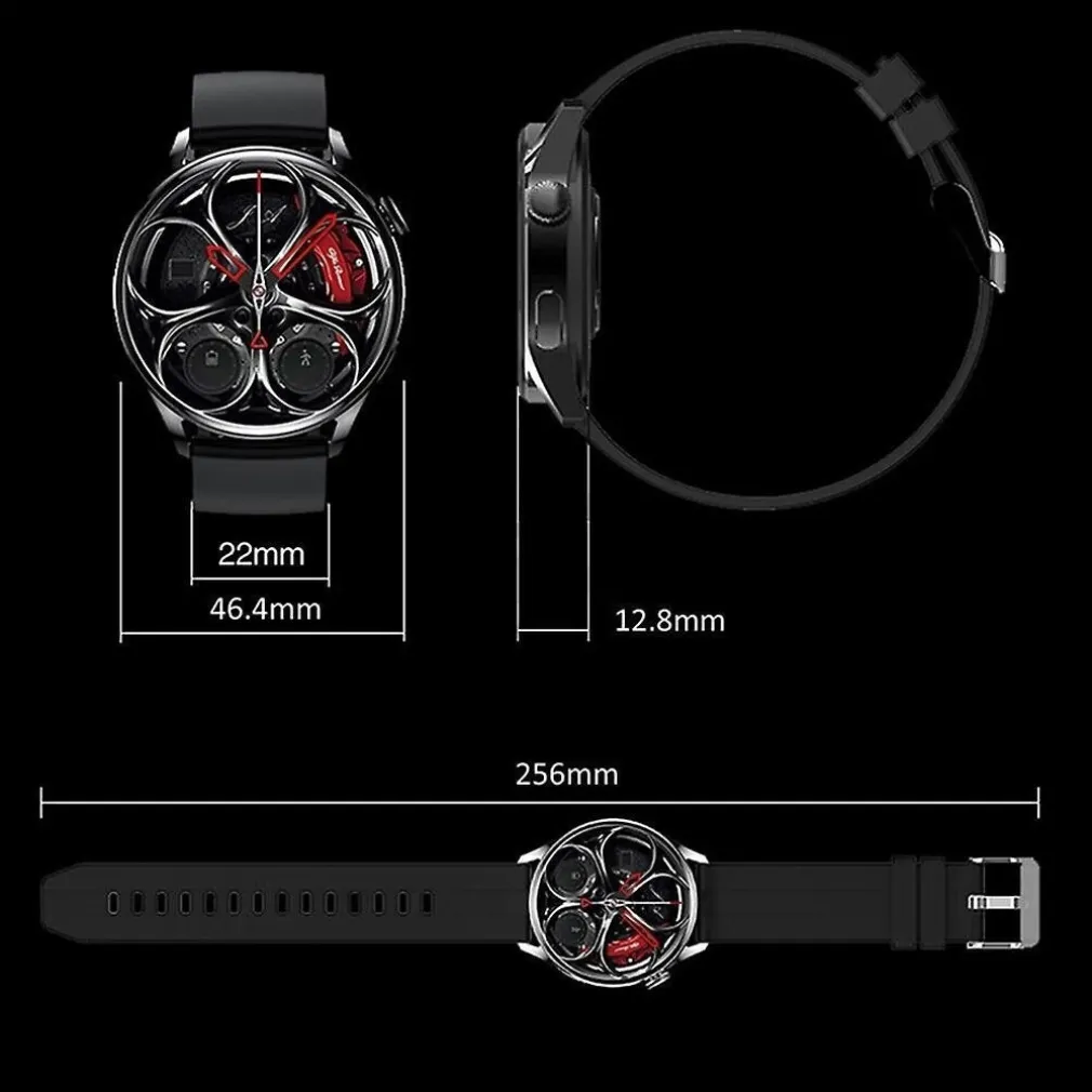 SMARTWATCH OROLOGIO INTELLIGENTE GT5 CHIAMATE SMS BLUETOOTH 5.0 SPORT SOCIAL CHAT