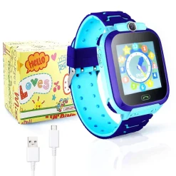 SMARTWATCH PER BAMBINI OROLOGIO DIGITALE TOUCH SUPPORTO SIM GIOCHI IDEA REGALO