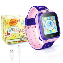 SMARTWATCH PER BAMBINI OROLOGIO DIGITALE TOUCH SUPPORTO SIM GIOCHI IDEA REGALO