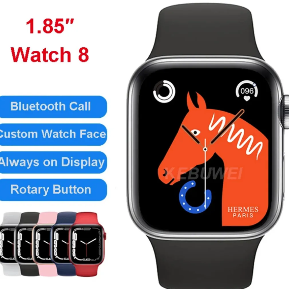 SMARTWATCH SERIE 8 SPORT FITNESS CARDIO MUSICA CHIAMATE BLUETOOTH ANDROID E iOS