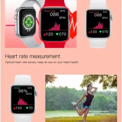 SMARTWATCH SERIE 8 SPORT FITNESS CARDIO MUSICA CHIAMATE BLUETOOTH ANDROID E iOS